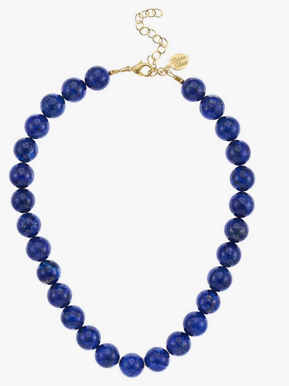 Susan Shaw 14mm Blue Lapis Necklace